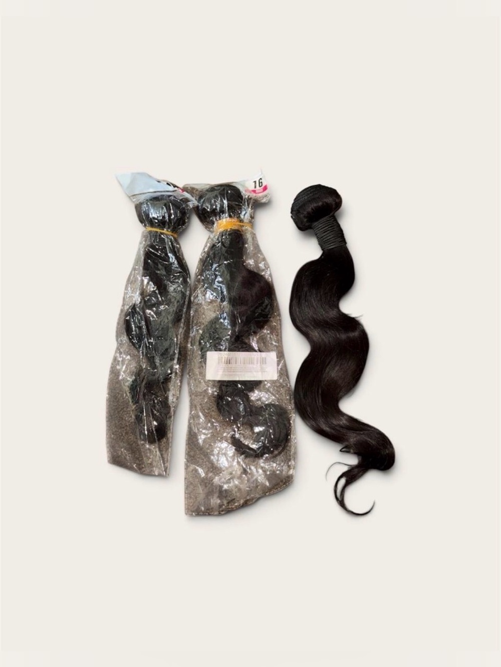 14”, 16”, 16” Body Wave Human Hair Bundle Set